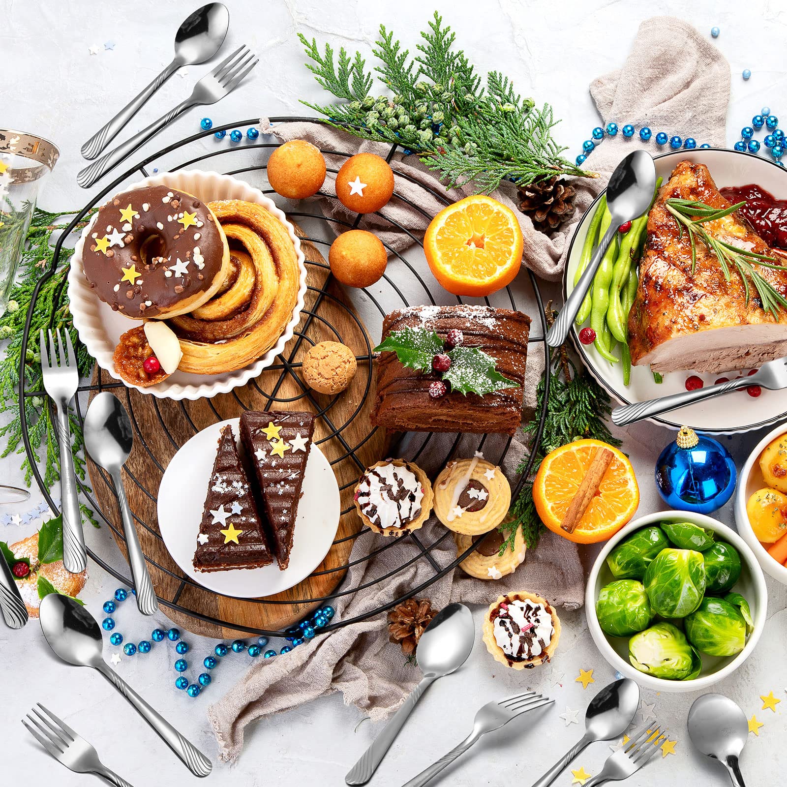 Minatee anti-rust durable kitchen utensils withstand daily use.