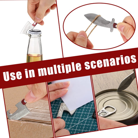 Minatee compact pocket knives ready for bottle openings and small tasks.