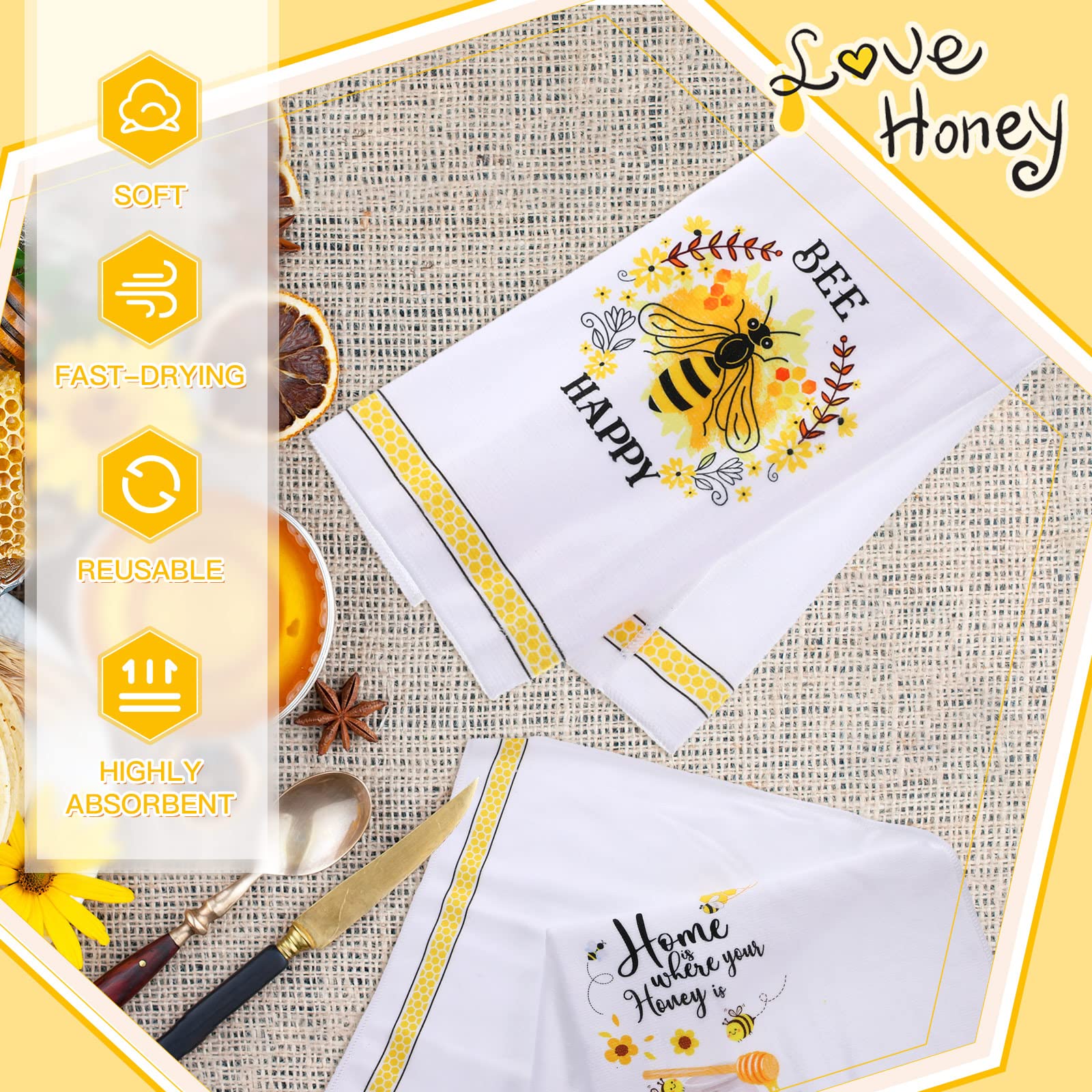 Minatee microfiber kitchen towel 24x16 demonstrates versatile drying and cleaning uses.