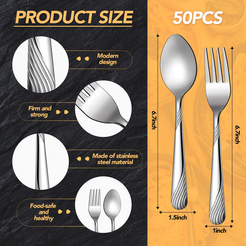 Minatee stainless steel mirror polished flatware enhances a sleek dining table.