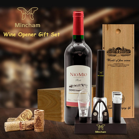 Mincham 6-in-1 wine opener kit makes a thoughtful gift for wine lovers