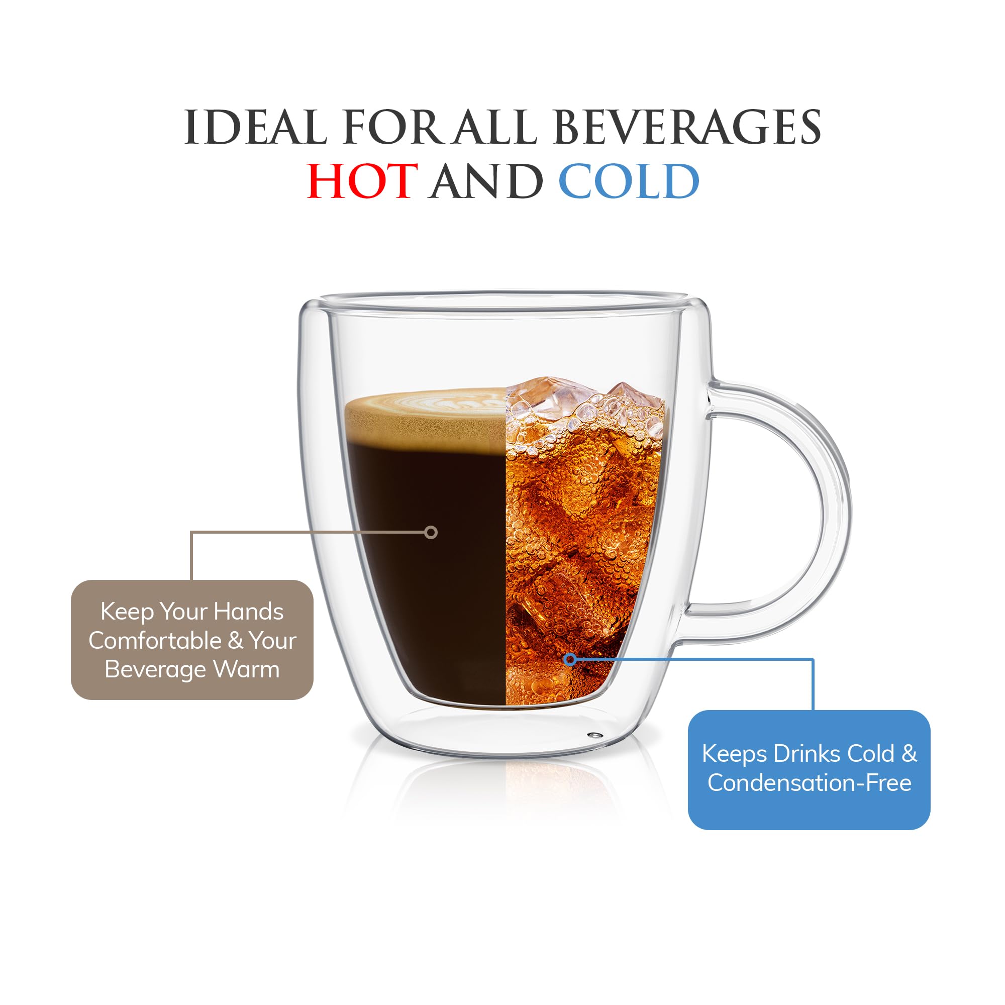 Mindful Design dishwasher-safe and microwave-safe espresso mug for effortless reheating.
