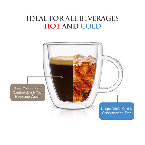 Mindful Design dishwasher-safe and microwave-safe espresso mug for effortless reheating.