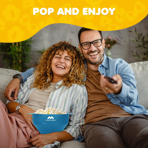 Mindful Design dishwasher safe popcorn bowl cleans quickly after every movie night.