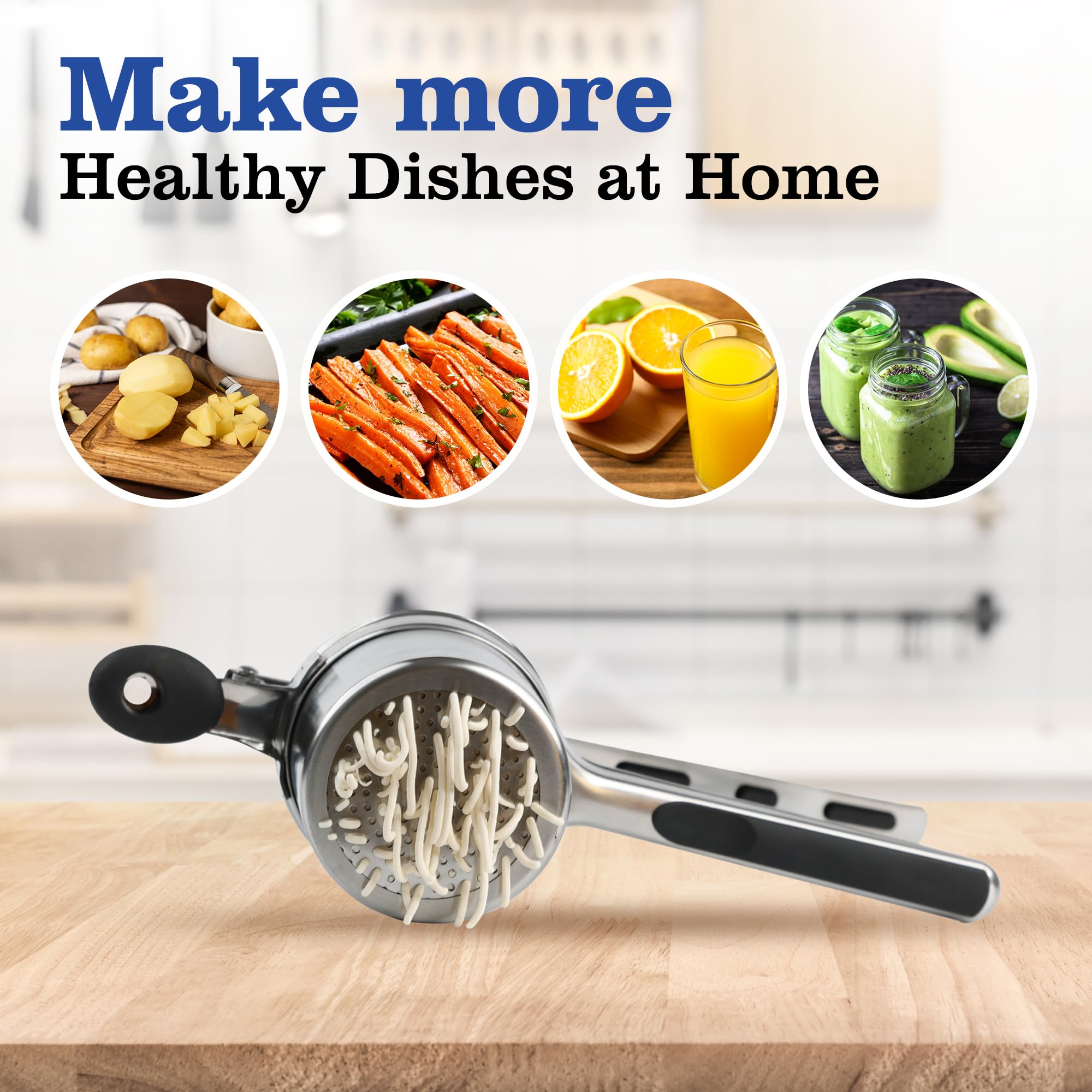 Mindful Design large-capacity ricer ideal for batch cooking and holidays