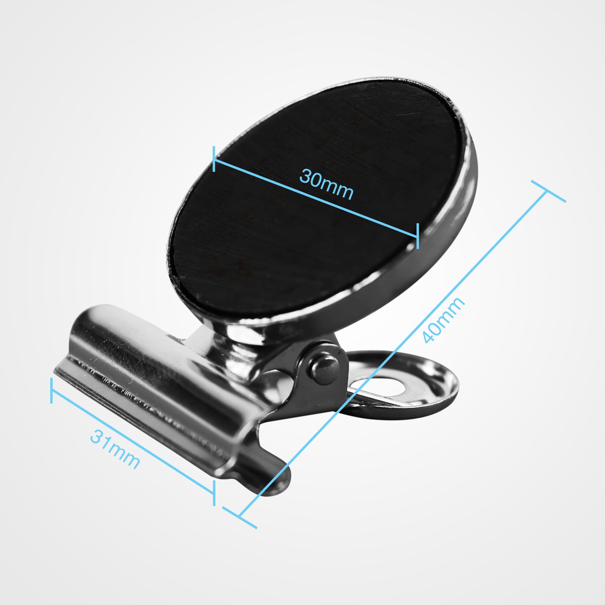 Mindful Design multipurpose display clips ideal for fridge, office, locker, and whiteboard.