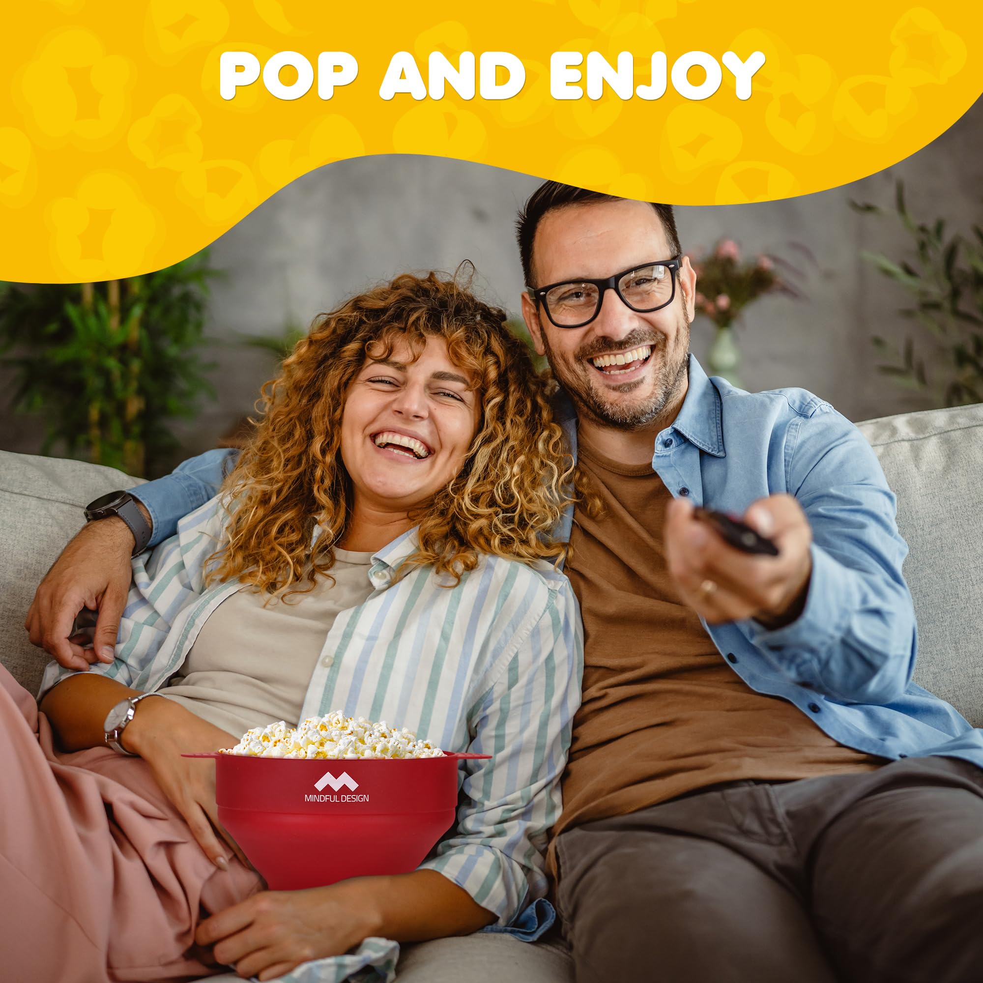 Mindful Design popcorn popper BPA-free and PVC-free for peace of mind.