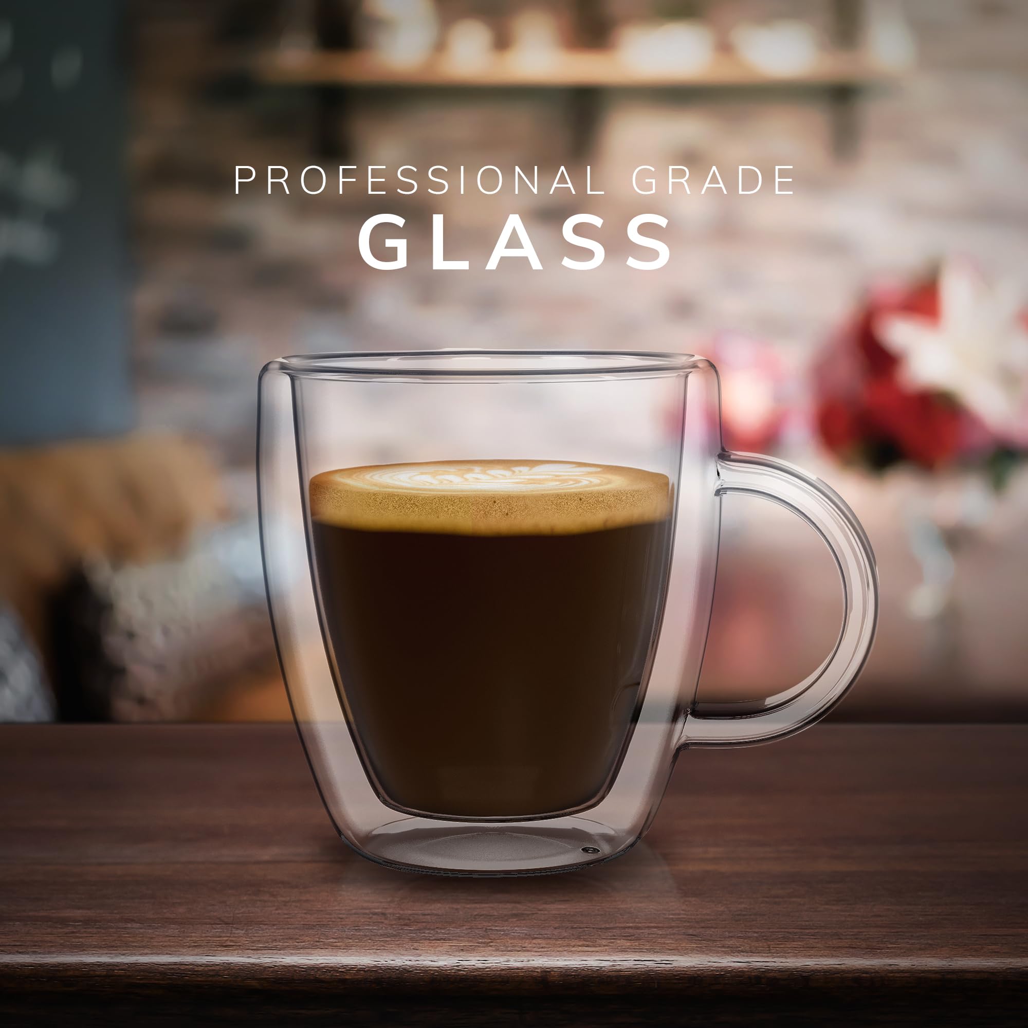 Mindful Design thermal espresso mug keeps beverage hot while hands stay cool.