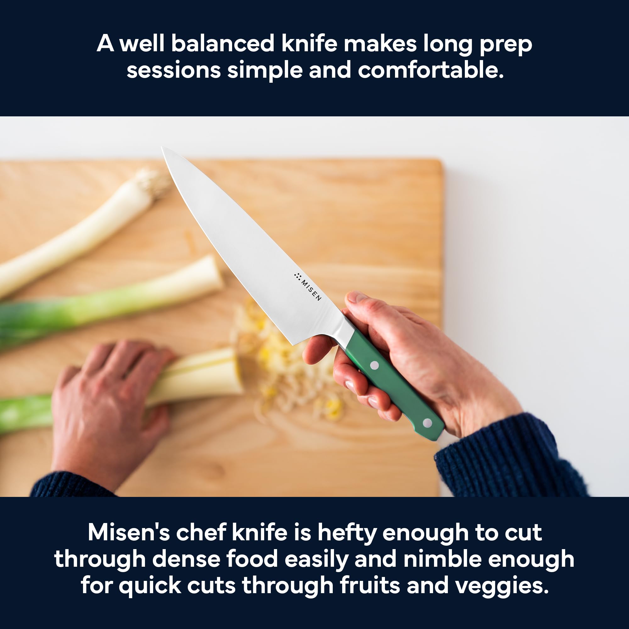 Misen professional-grade performance at a great value for home cooks.