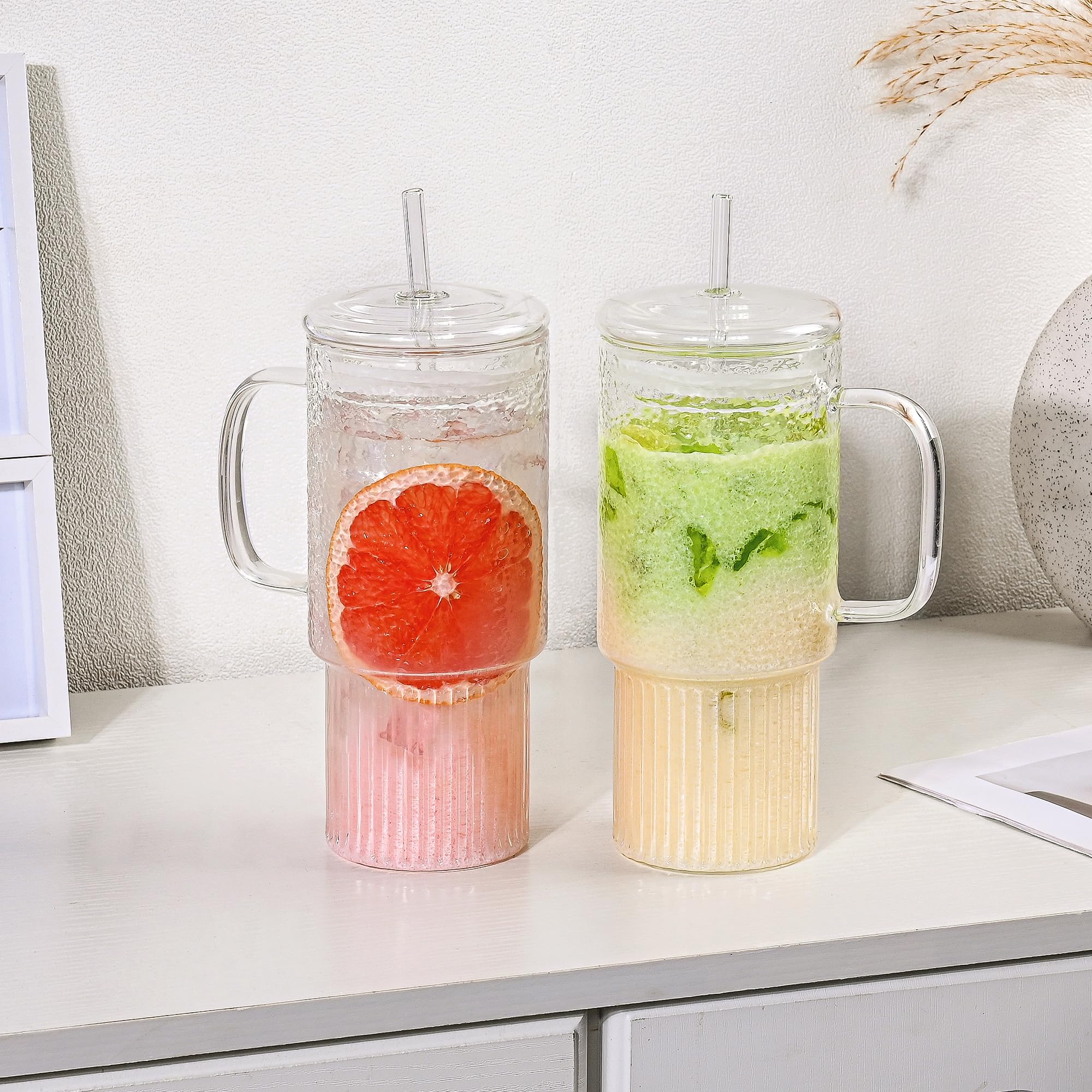 MINGHYZYA hammered-striped design adds grip and style to every sip.