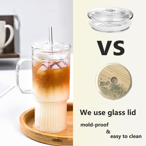 MINGHYZYA leak-resistant lid and reusable straw enable spill-free sipping.