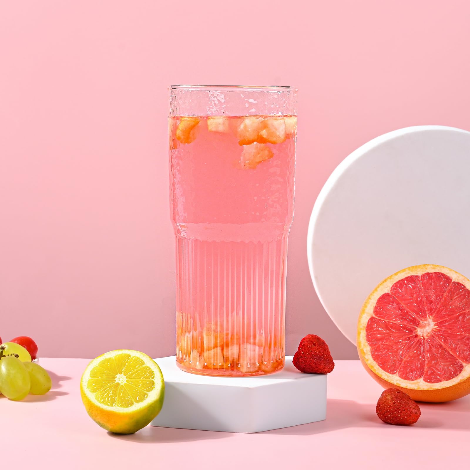 MINGHYZYA two-pack reusable tumblers for home or office use