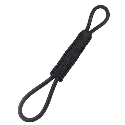 MingQiEven paracord handle in black complements any tumbler with rugged style.