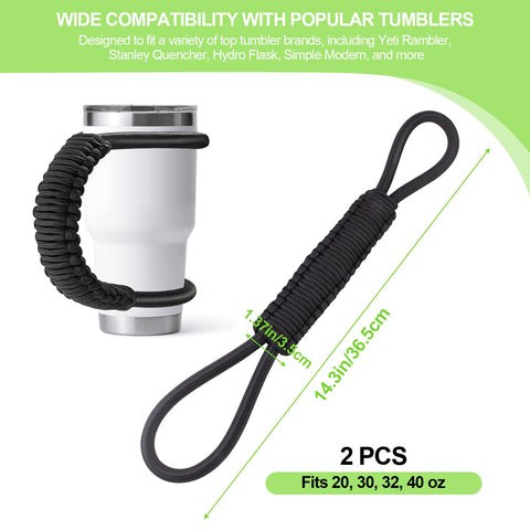 MingQiEven paracord handle offers a non-slip grip for secure carrying on hikes.