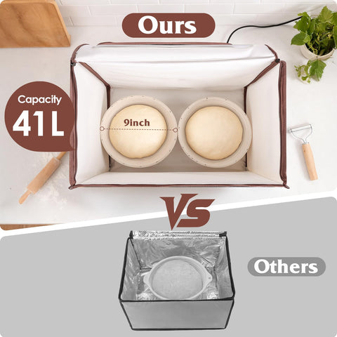 MINO ANT 24-hour timer enables flexible proofing for bread and yogurt.
