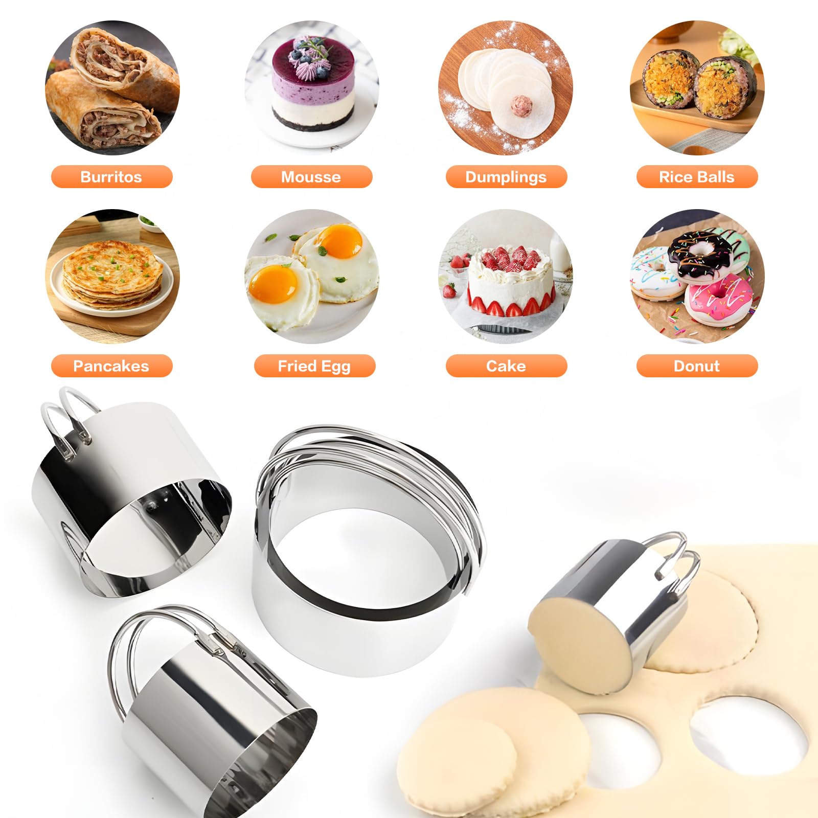 MINO ANT medium round cookie cutter ensures even bake size