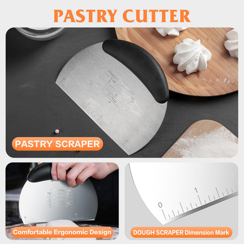 MINO ANT dough cutter edge tool for precise portioning and clean cuts