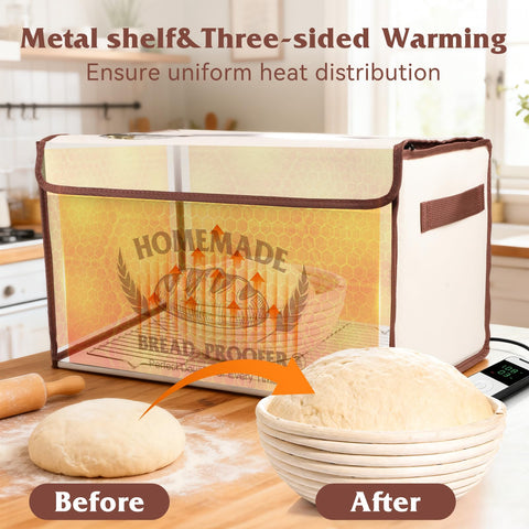 MINO ANT foldable-dough-proofing-box stored neatly to save kitchen space.