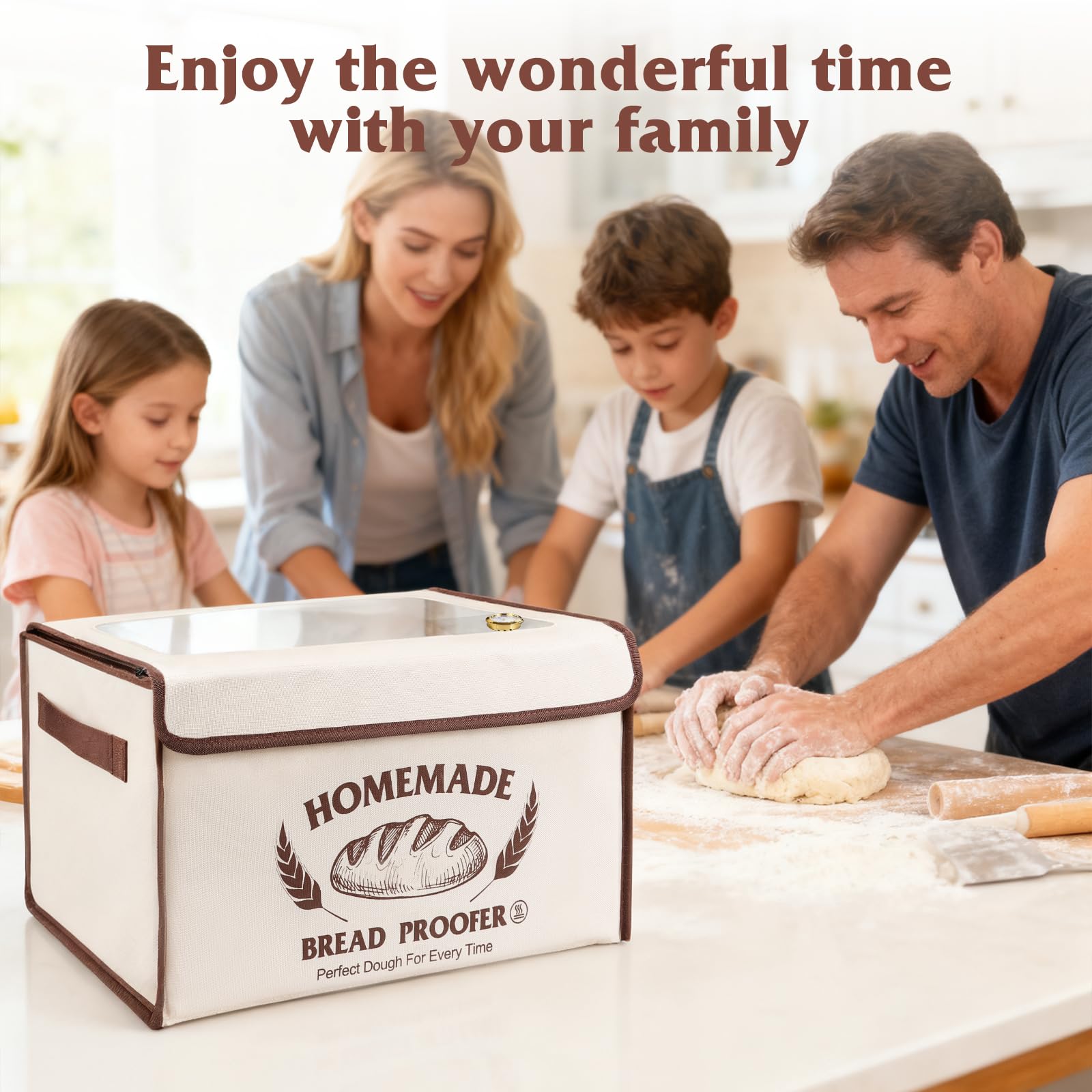 MINO ANT bread-proofing-box suits sourdough, yogurt fermentation, and pizza crust prep.