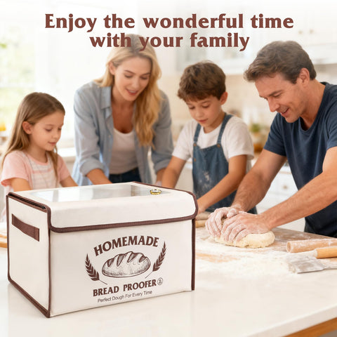 MINO ANT bread-proofing-box suits sourdough, yogurt fermentation, and pizza crust prep.