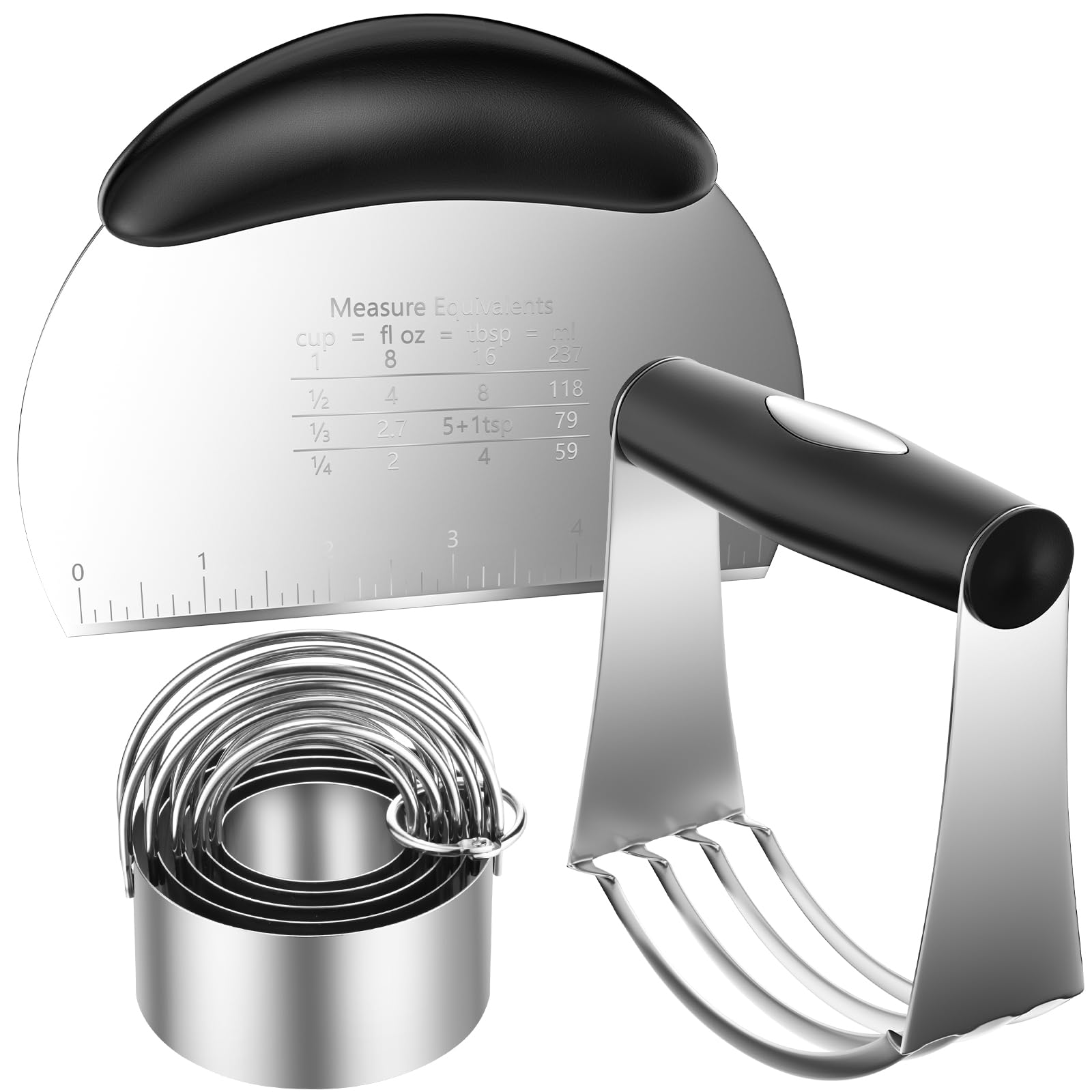 MINO ANT pastry blender with ergonomic handle for easy butter and flour mixing