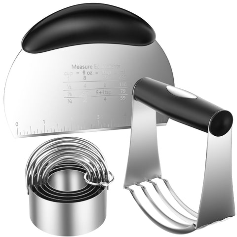 MINO ANT pastry blender with ergonomic handle for easy butter and flour mixing