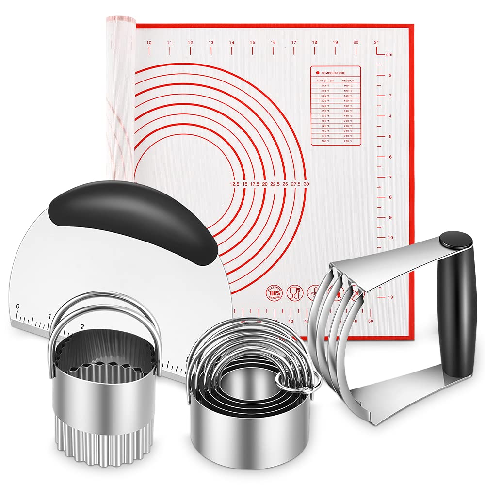MINO ANT pastry cutter set front view for precise dough cutting