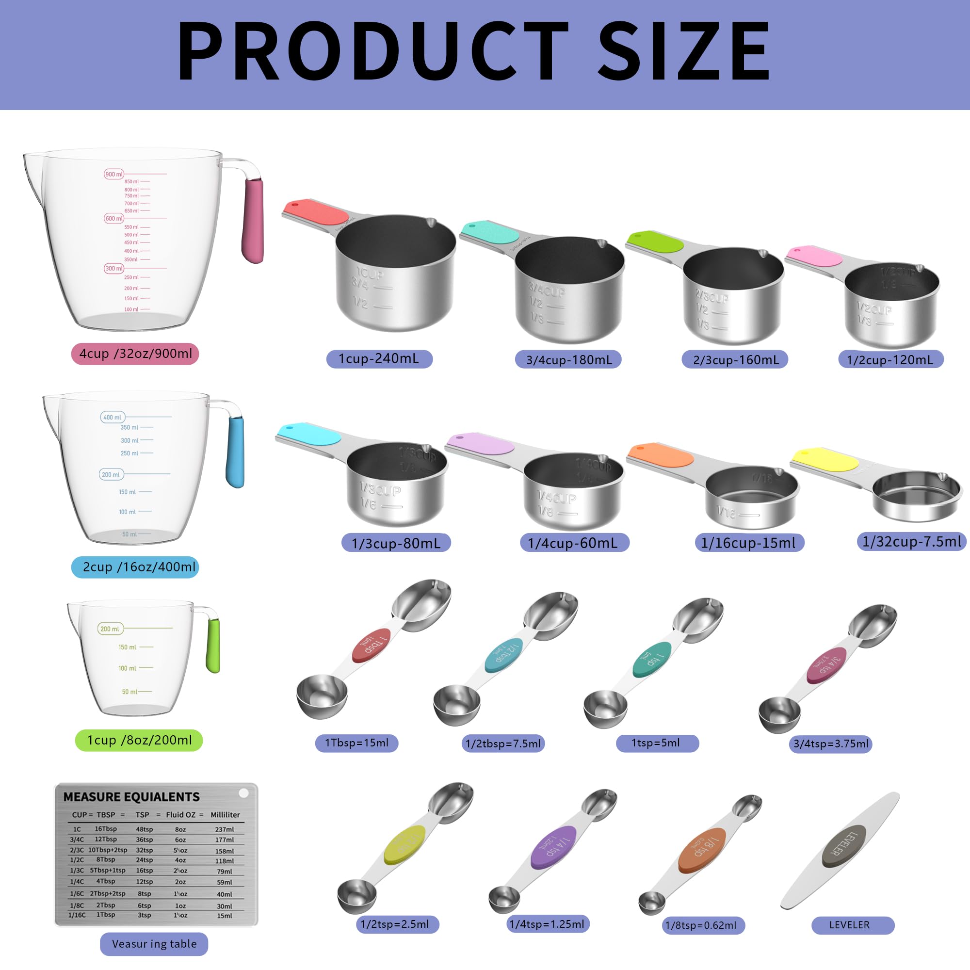Minteem magnetic cups arranged for quick access and flat storage.