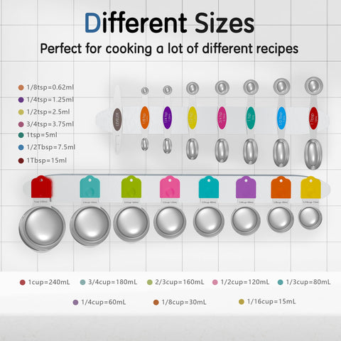 Minteem measuring cups show engraved scales for legible measurements during baking.