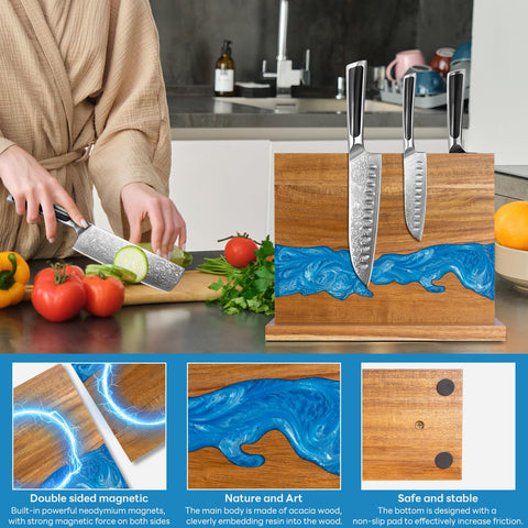 Minyuexia double-sided magnetic design provides flexible knife access from either side.