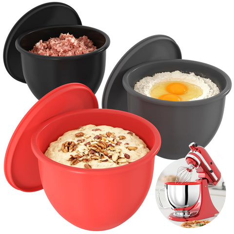 Miosruru 5QT silicone liner inside the bowl for easy cleanup.