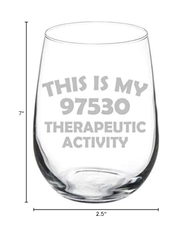 MIP Brand 17 oz stemless wine glass for casual sips and therapeutic practice routines