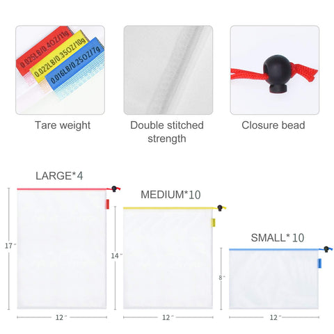 Mipruct see-through mesh bag close-up highlights lightweight design.