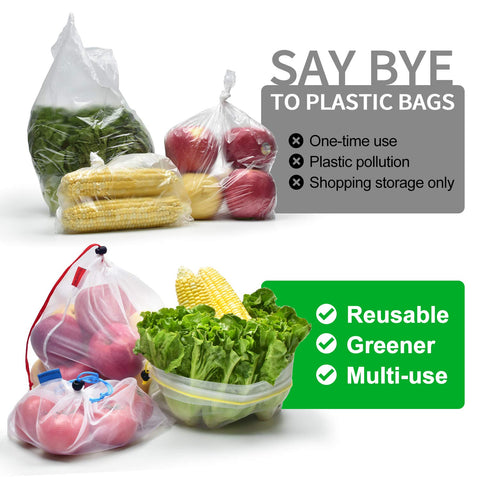 Mipruct washable reusable bag ready for quick groceries and reuse.