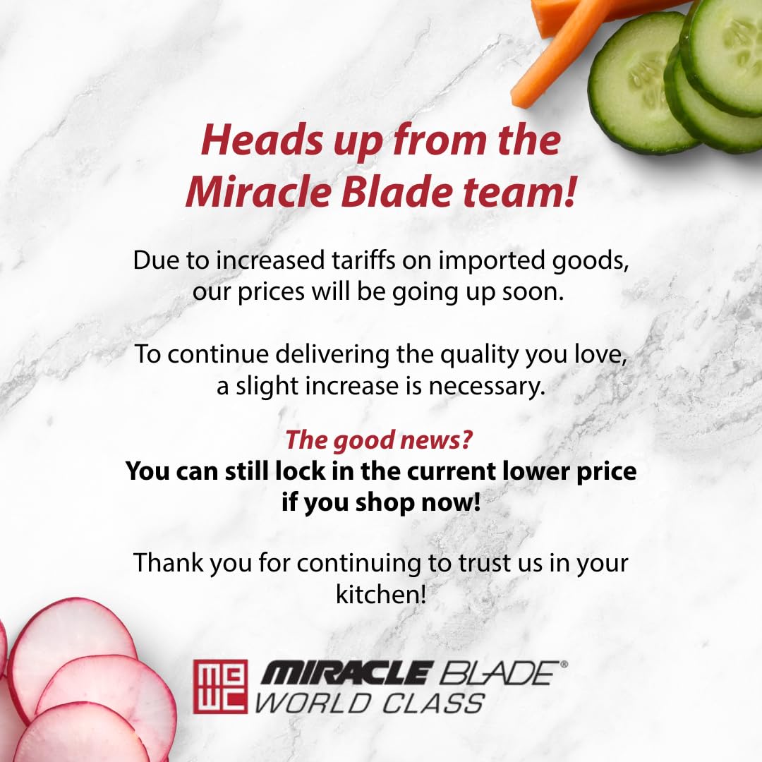 Miracle Blade III steak knife set in use delivering precise slicing at table