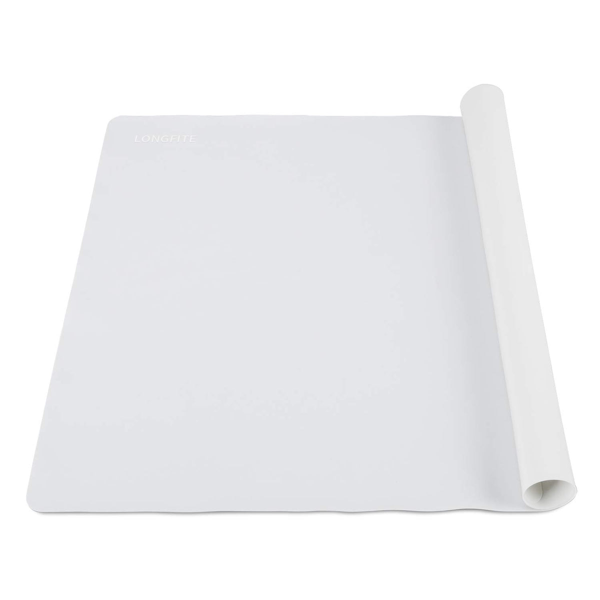 Miracle silicone table mat 24x20 gray for stable rolling on countertops.