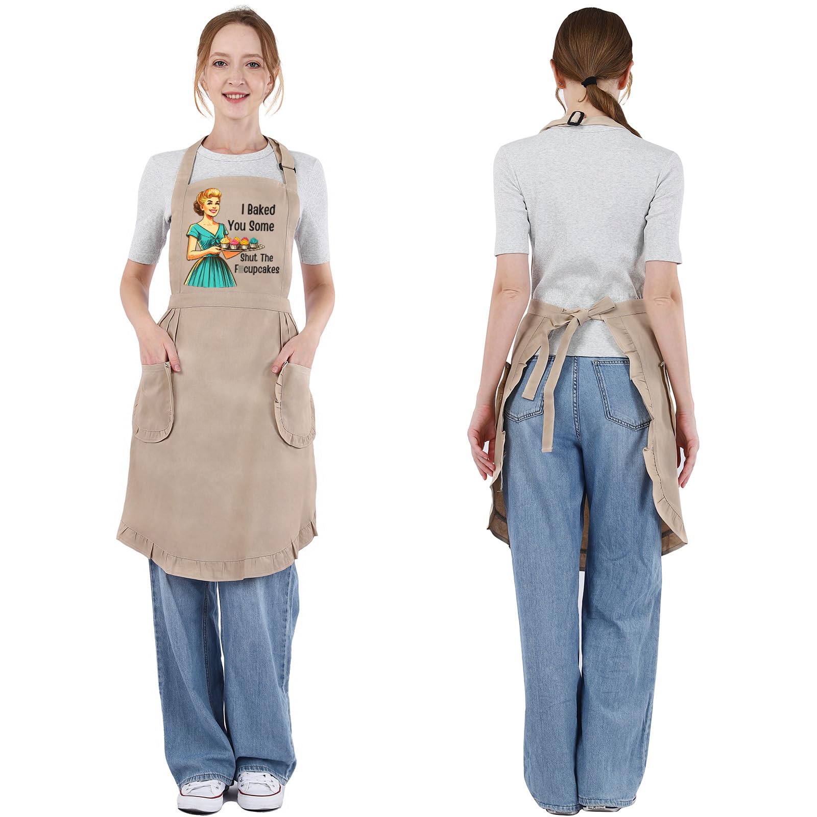 Miracu adjustable neck strap and waist ties ensure a comfortable fit.
