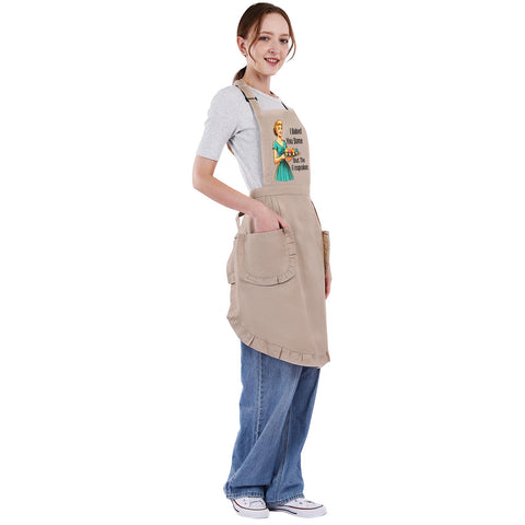 Miracu gift-ready apron packaging suitable for holidays and housewarmings.