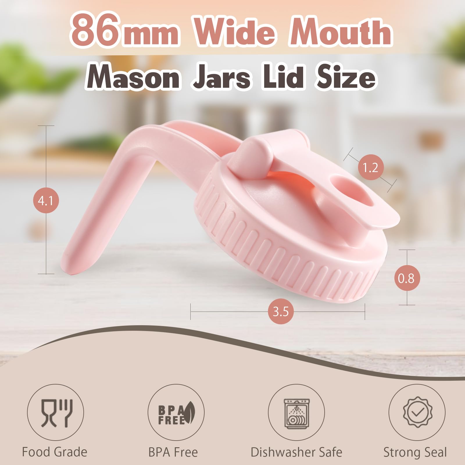 Miradexic pour-spout lid delivers cleaner pours and less mess