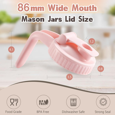 Miradexic pour-spout lid delivers cleaner pours and less mess