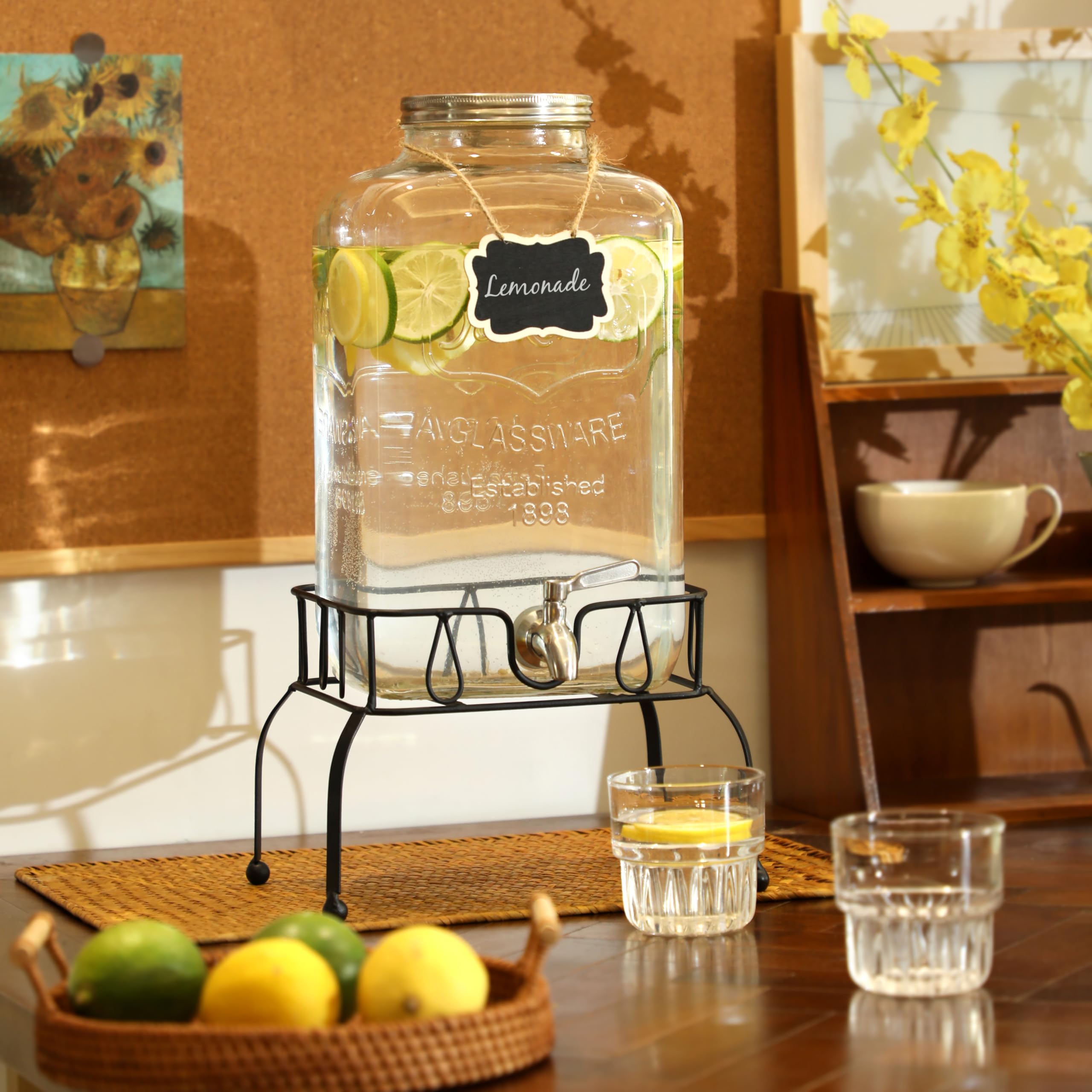MiraEase durable glass dispenser designed for daily use