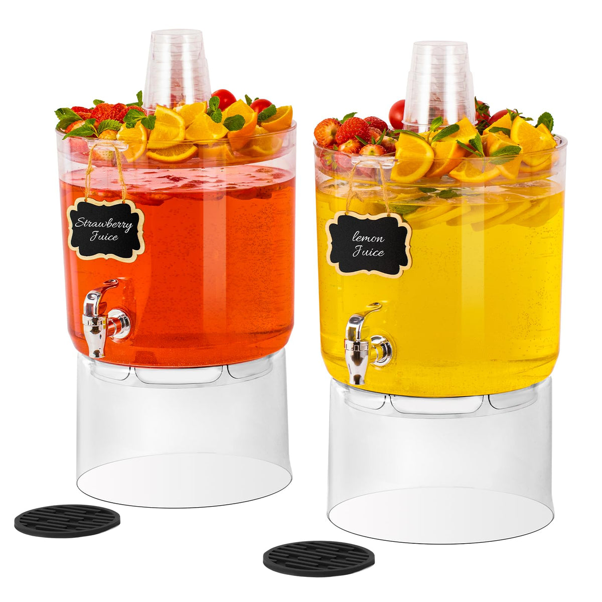 MiraFure 2-gallon dispenser with no-drip spigot for clean pours at parties