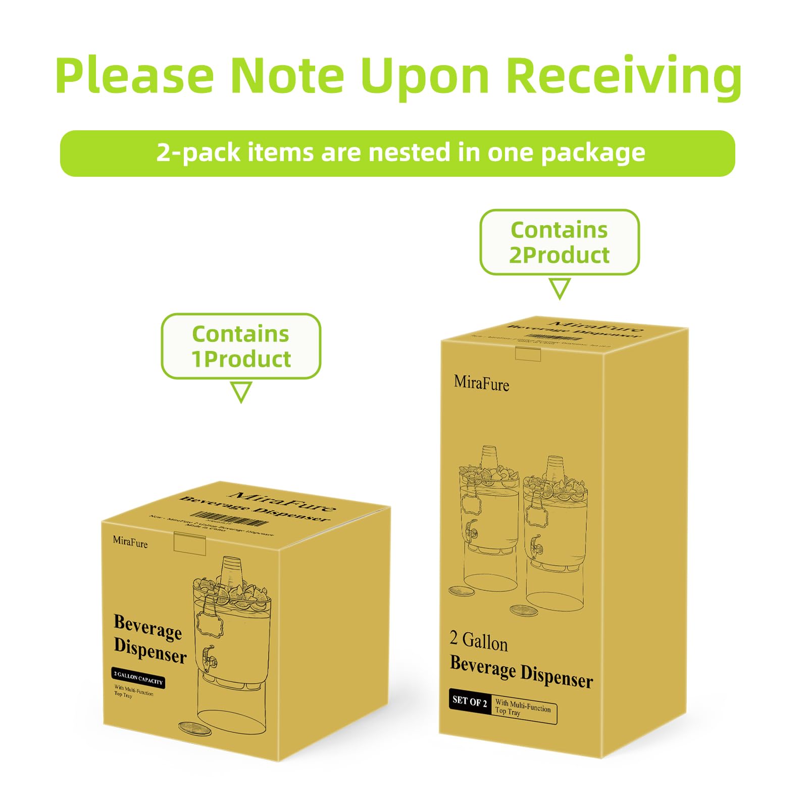 MiraFure BPA-free dispenser built for durable reuse