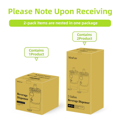 MiraFure BPA-free dispenser built for durable reuse