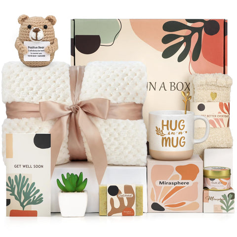 Mirasphere Get Well Gifts blanket: cozy comfort for recovery and warmth at home