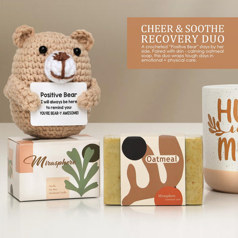 Mirasphere Get Well Gifts candle: gentle vanilla aroma to create a calming ambience