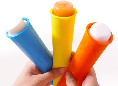 Mirenlife-dishwasher-safe ice pop molds, cleaning brush included for fast care.