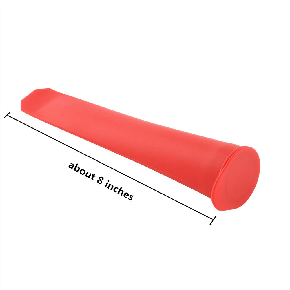 Mirenlife-yellow silicone ice pop mold on display, family-friendly kitchen accessory.