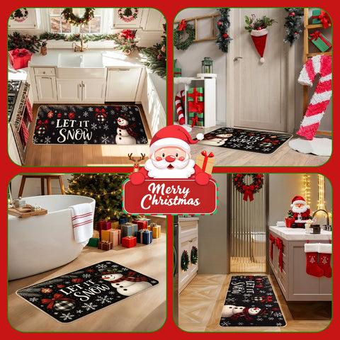 Mirok set of two mats for winter kitchen ambiance and practical coverage.