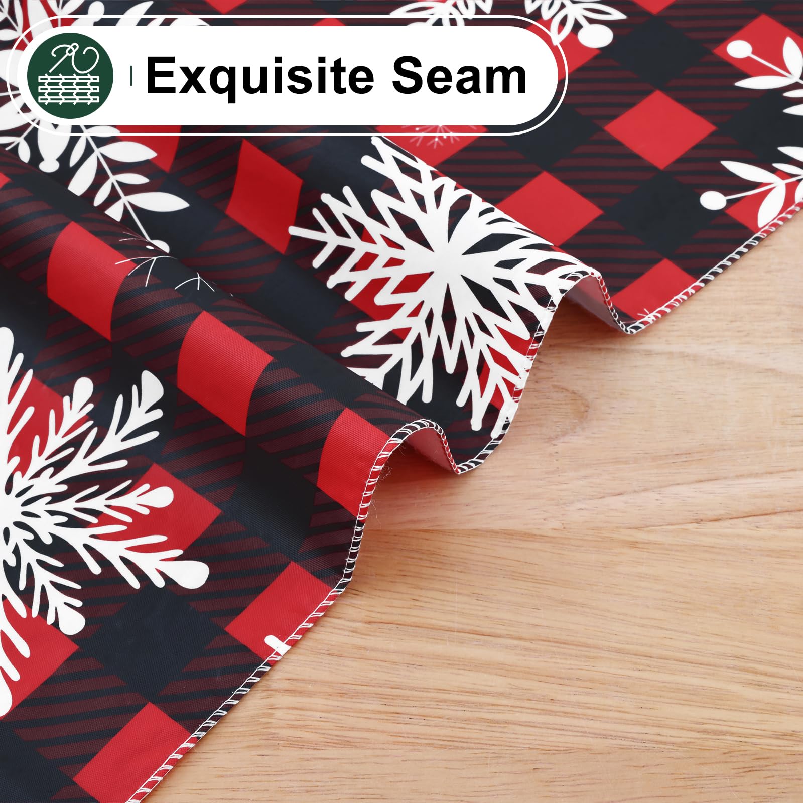 Misaya easy-care cloth cleans quickly with a damp cloth.